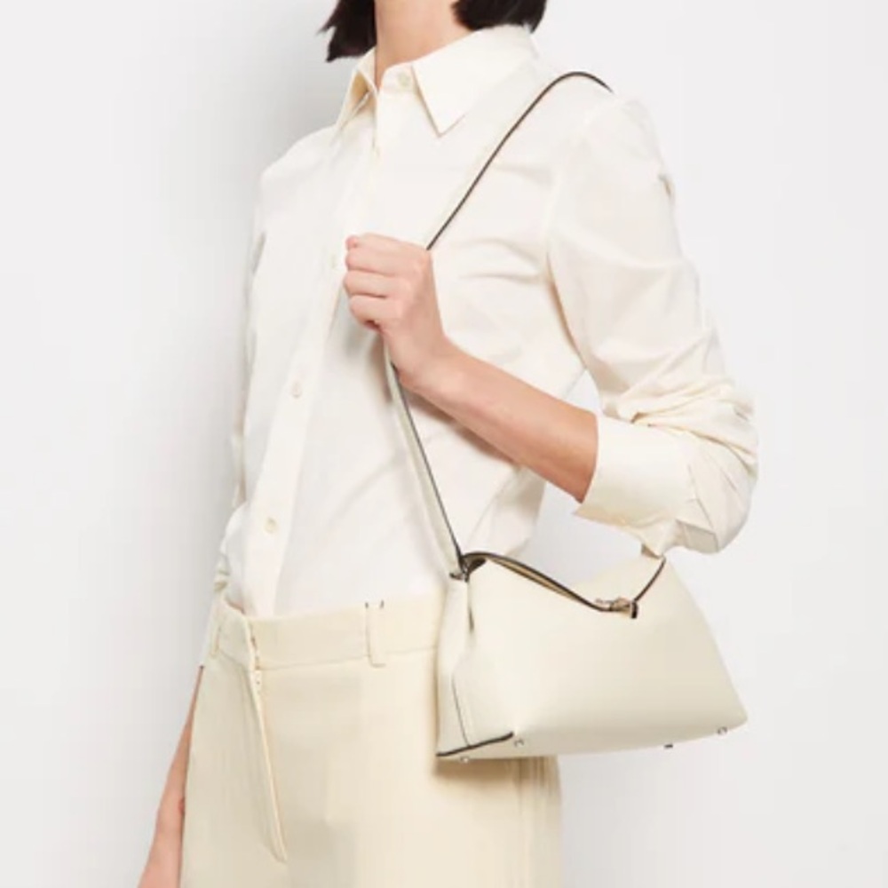 TOTÊME T-Lock Crossbody Bag — Milk - Picture 8 of 8